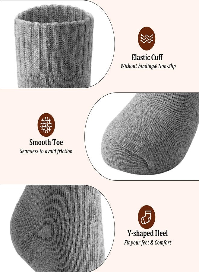 Tavaleu Wool Socks for Women Men,Winter Soft Cozy Thermal Sock Warm Breathable Crew Boot Socks - Image 4